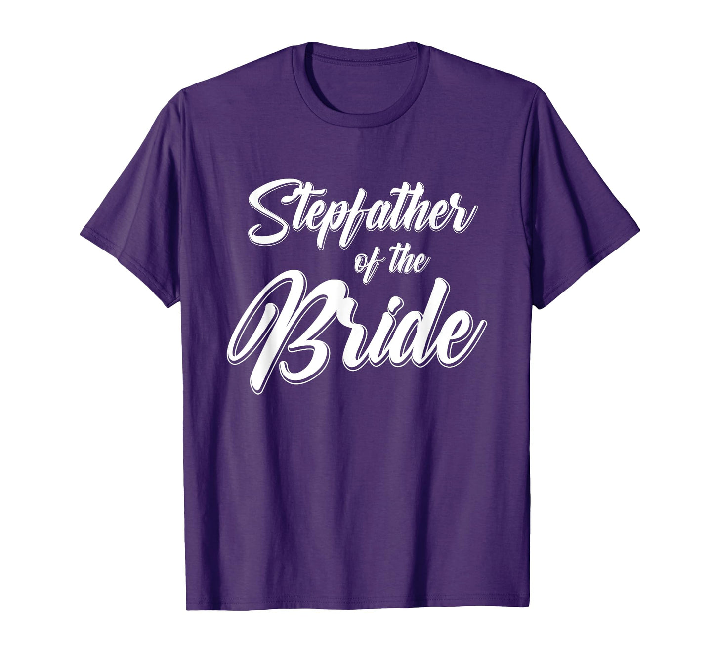 Stepfather of the Bride Wedding Reception Party Gift For Dad T-Shirt