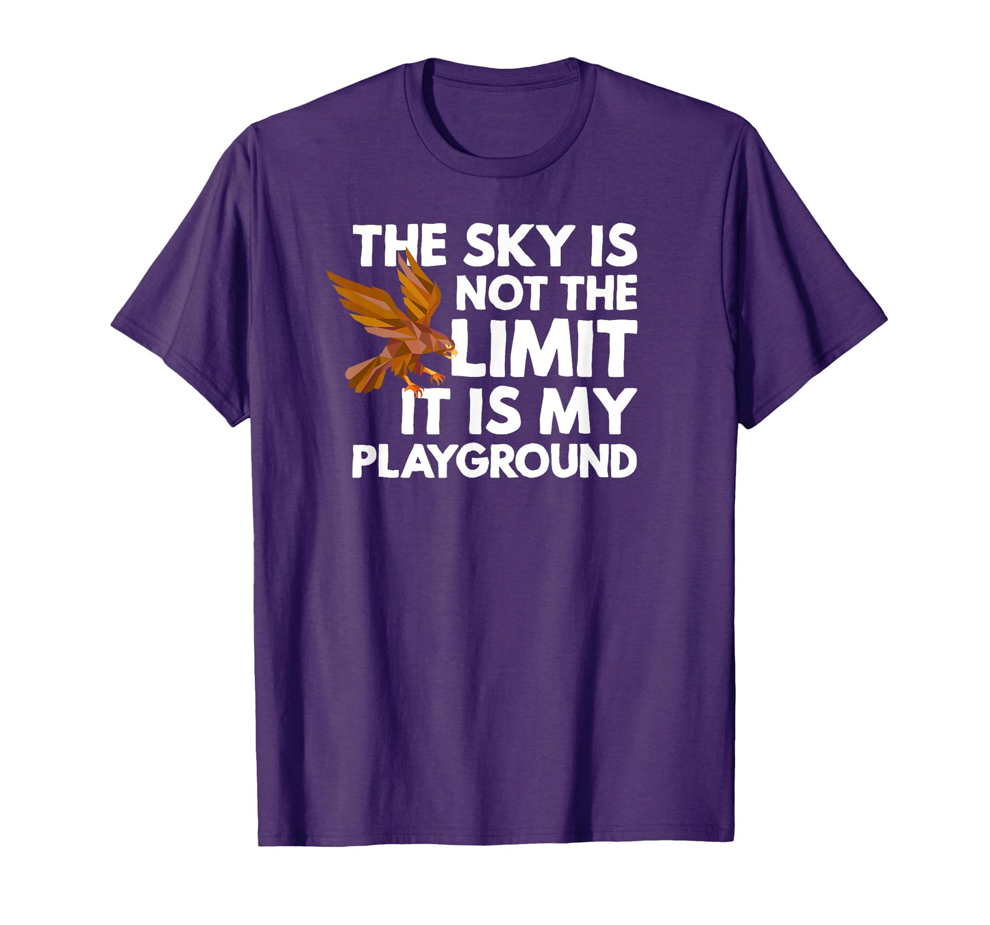 The Sky Is Not The Limit It Is My Playground - Falconry Hawk T-Shirt