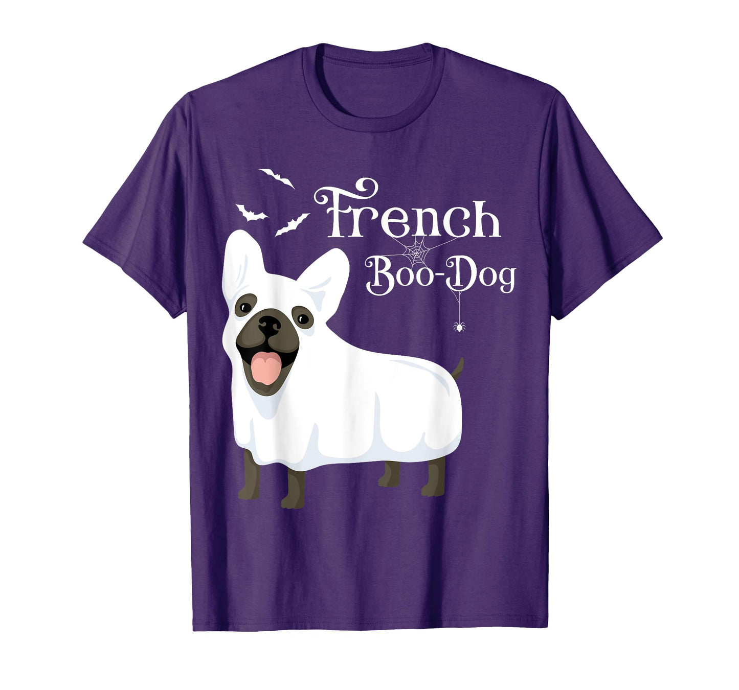 Halloween French Boo-Dog French Bulldog Ghost T-Shirt for Men Women