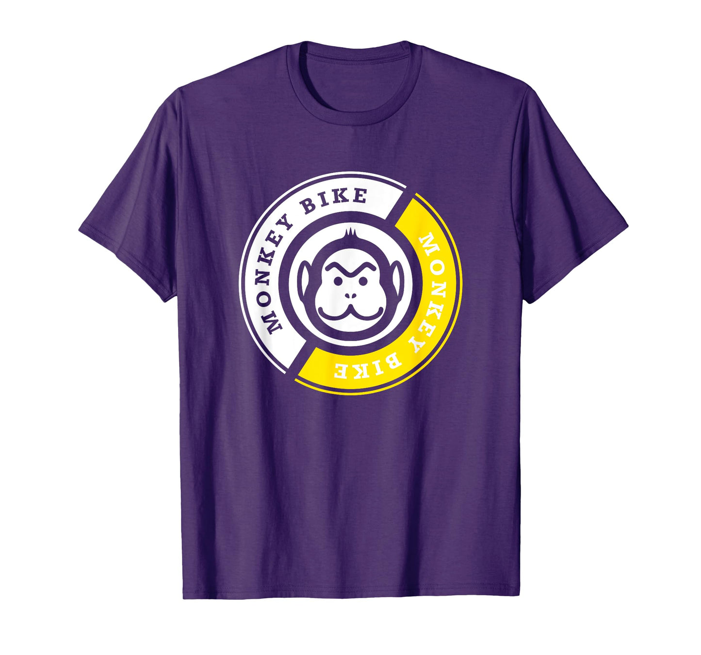 Monkey Bike Yellow Graphic T-Shirt