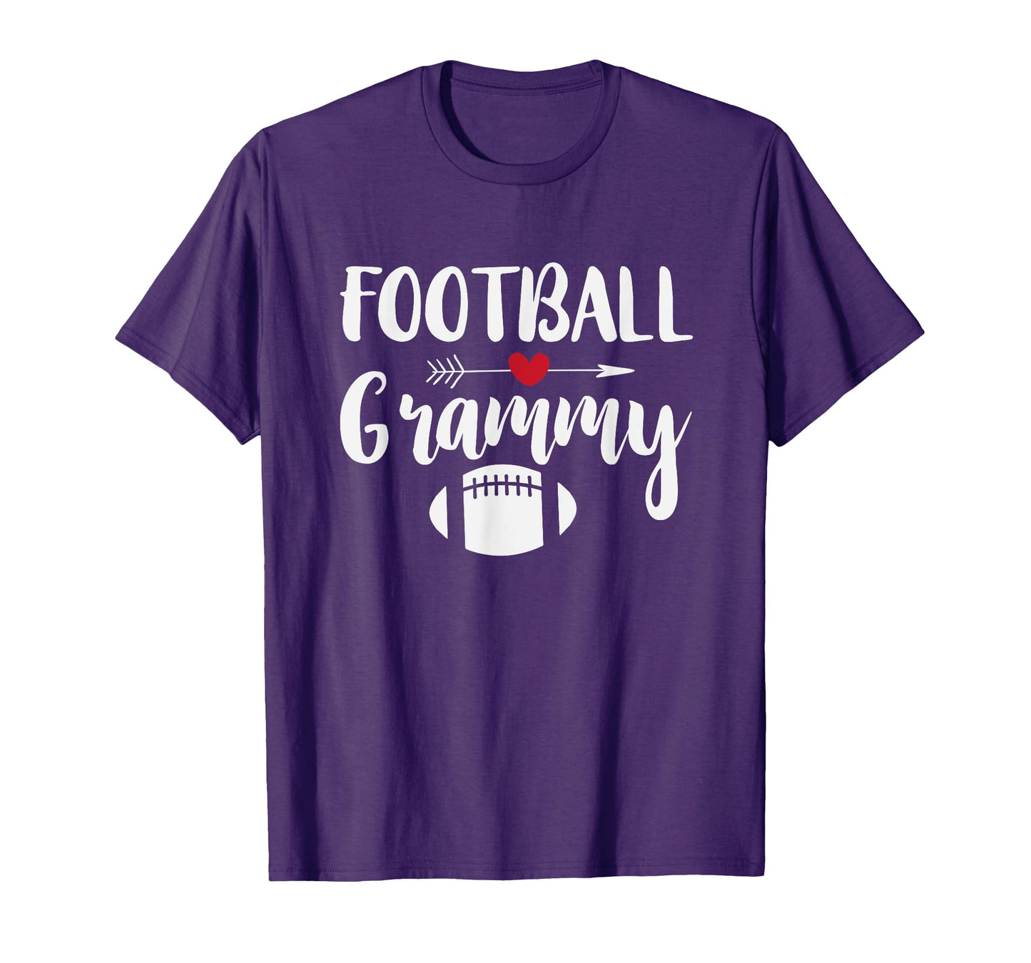 Football Grandma Shirt Sports Grandmother Grammy Gift T-Shirt