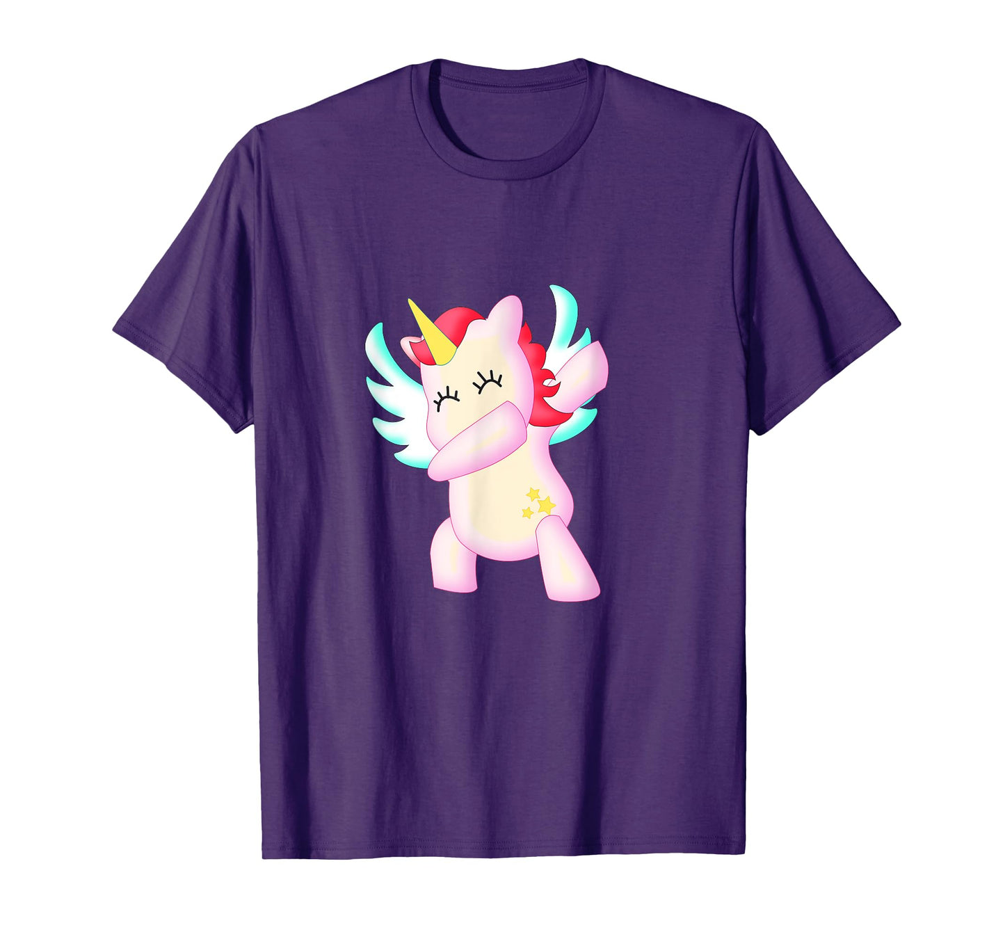 Cute Dabbing Unicorn Shirt | Funny Unicorn Angel Dab T-Shirt T-Shirt