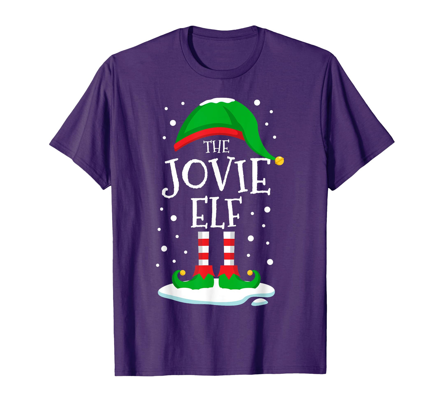 The Jovie Elf Christmas Family Matching Xmas Group Funny T-Shirt