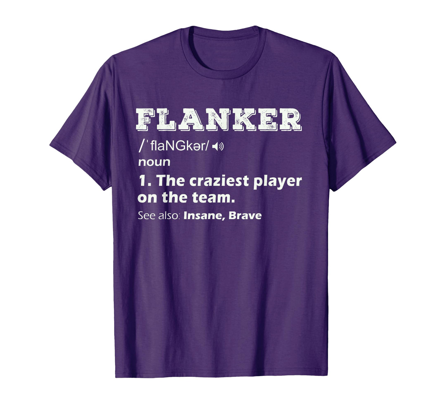 Flanker Position Rugby Player Football Wide Receiver Gifts T-Shirt