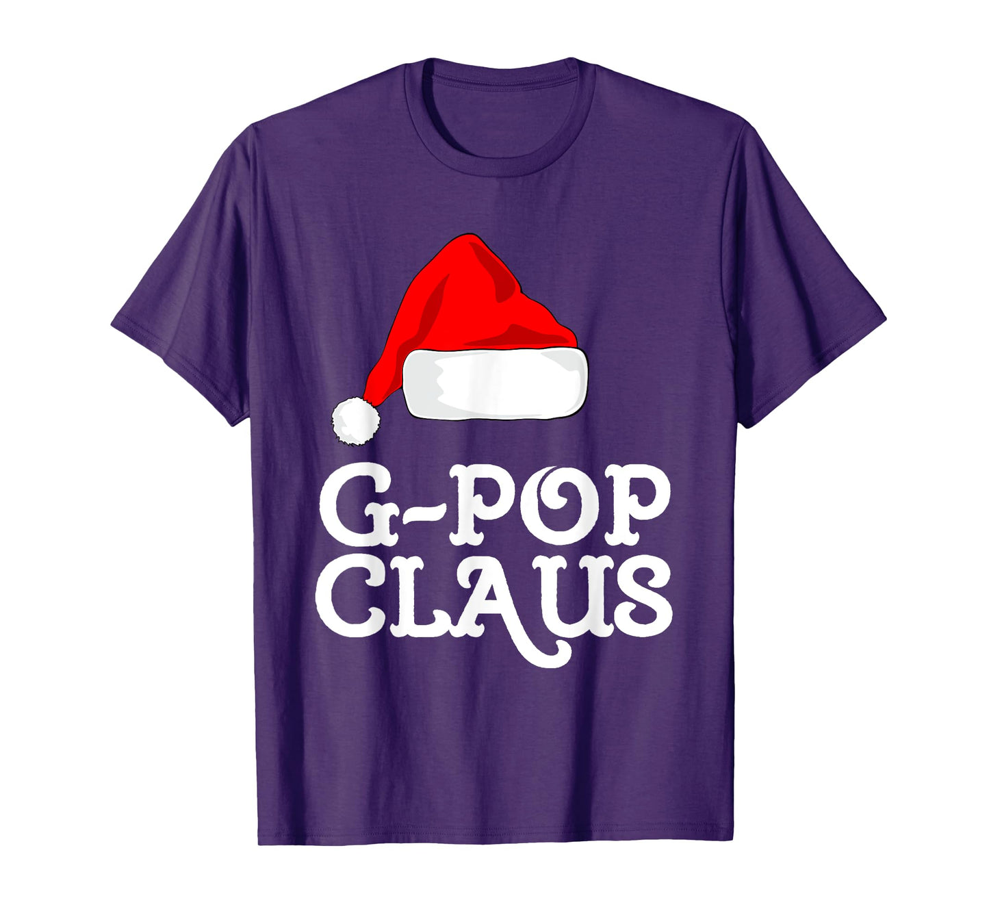 G-Pop Claus Christmas Santa's Hat Pajama Family Xmas GPop T-Shirt