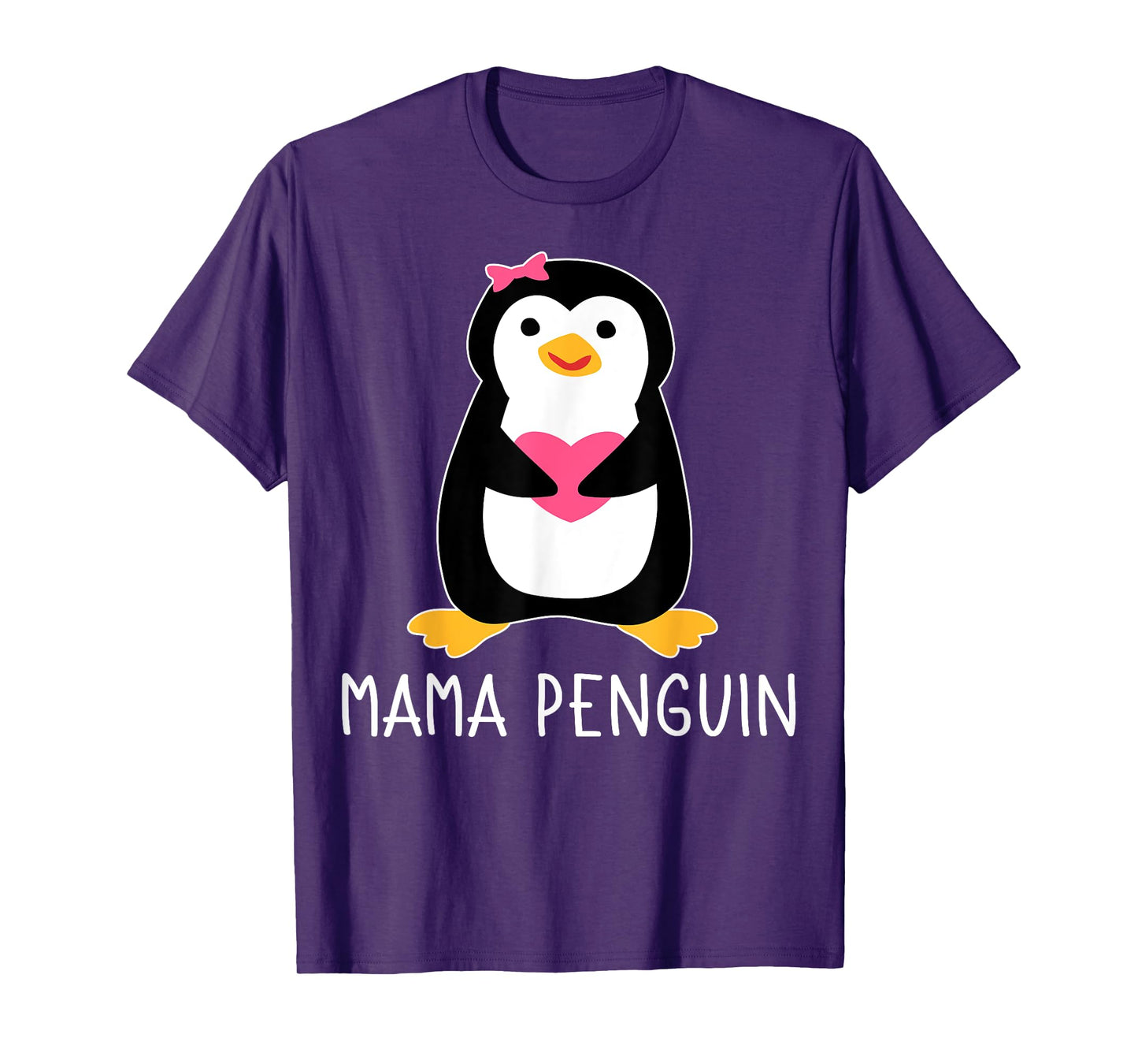 Penguin Mama Flightless Bird Lover Mother's Day Mommy Mom T-Shirt