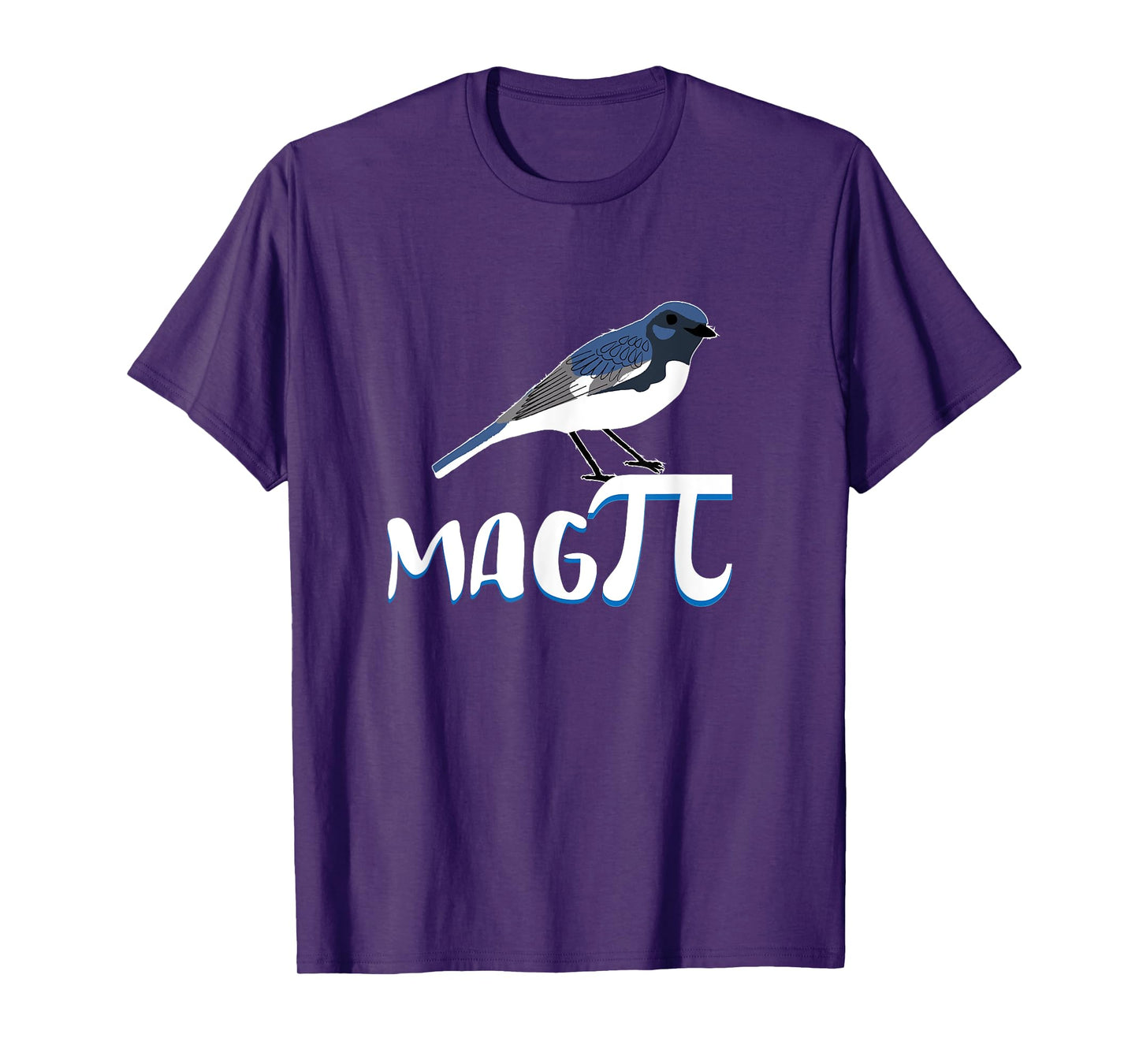 Math Pi Day Magpie Bird Mag Pi Symbol Animal Math Bird Lover T-Shirt