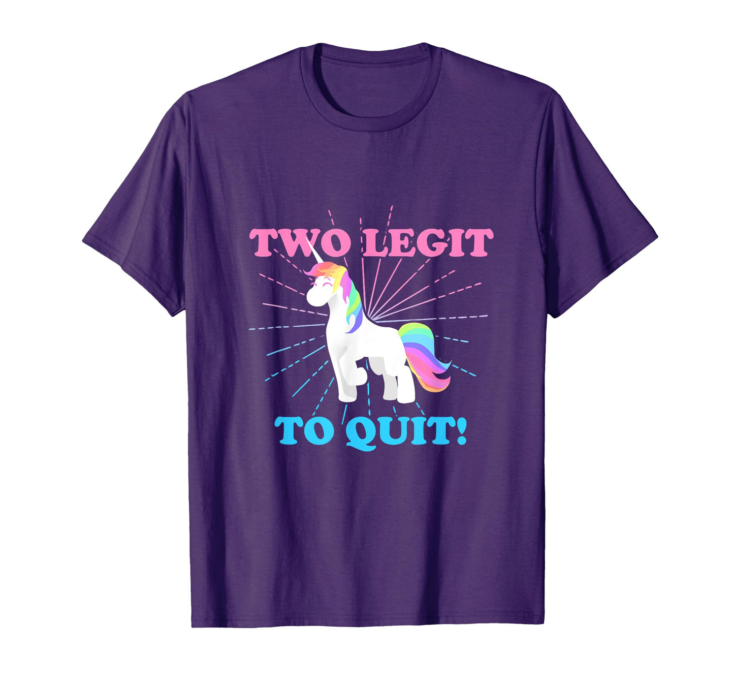 Two legit 2 to quit date of birth gift idea Vintage retro T-Shirt