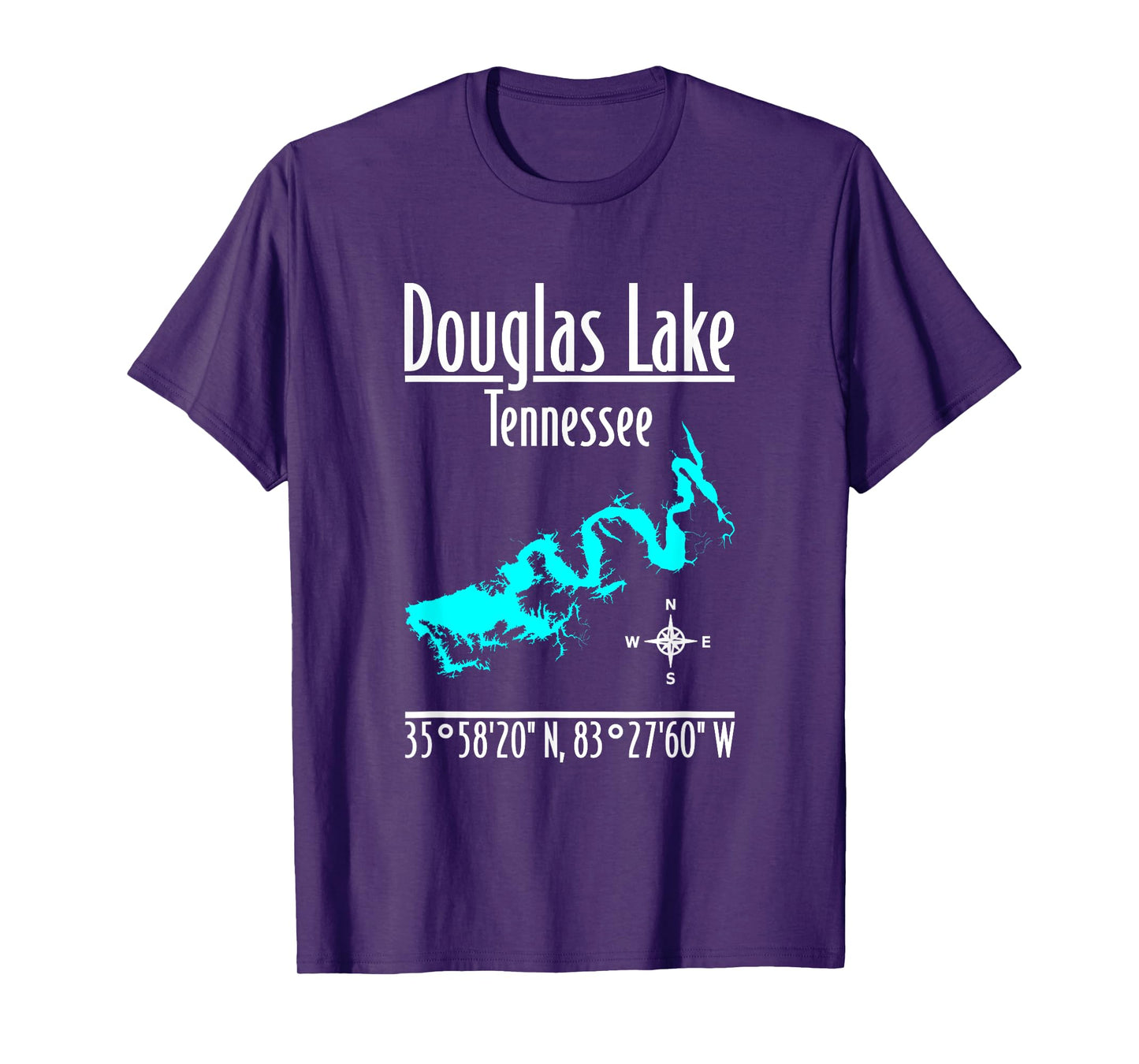 Modern Douglas Lake - Tennessee T-Shirt