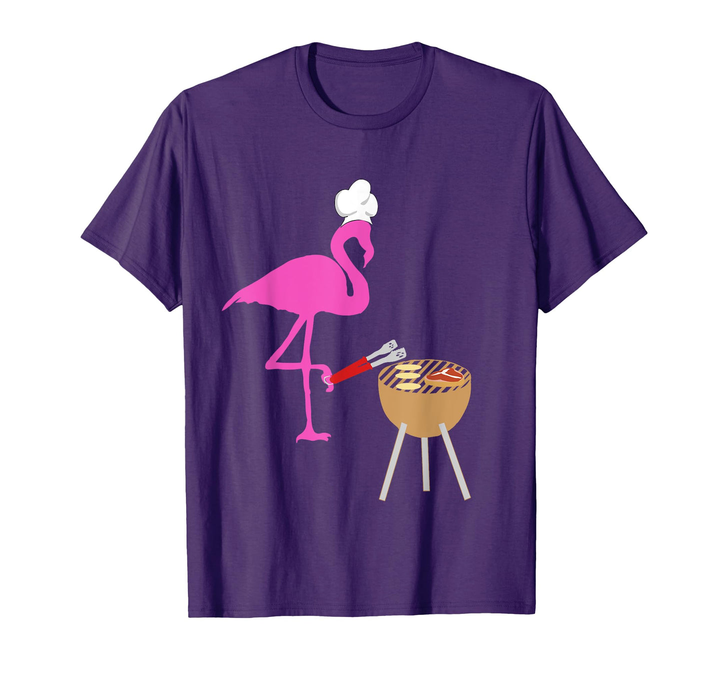 BBQ Flamingo Bird Grilling Cooking Grill Funny Barbecue T-Shirt