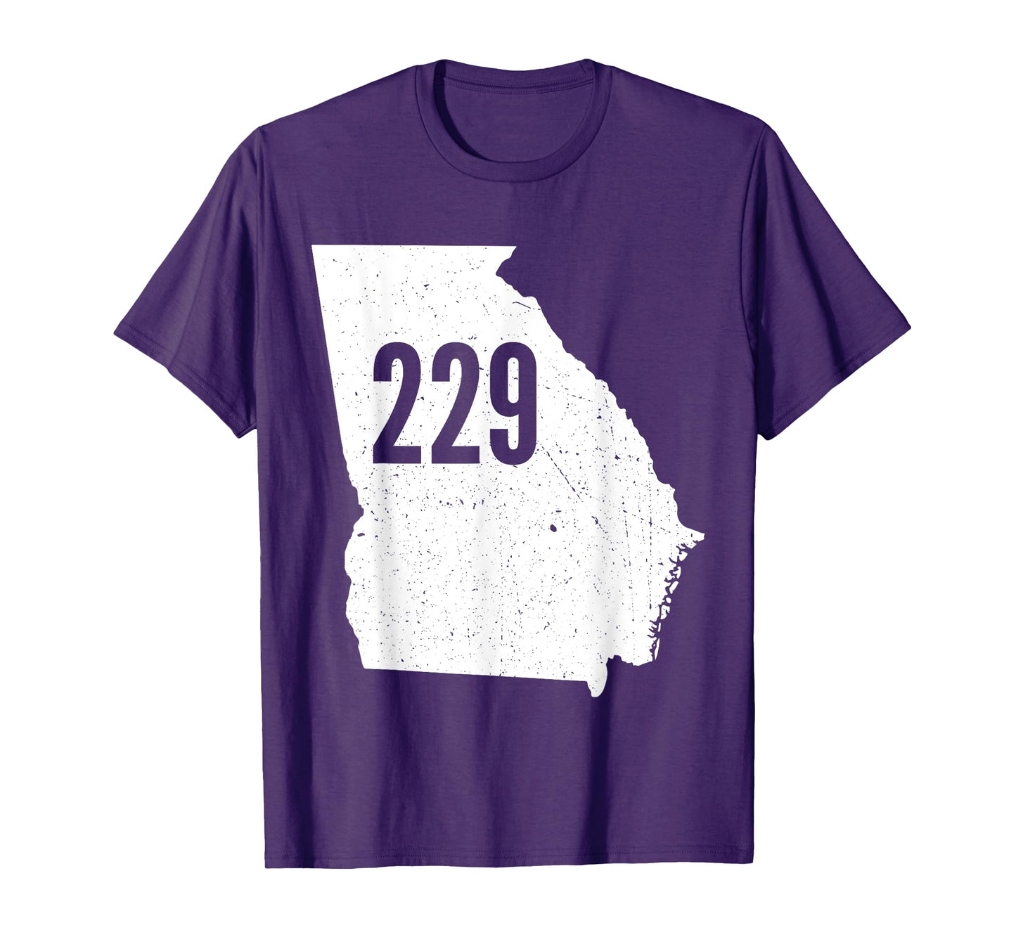 229 Georgia Area Code Outline State Southern Pride T-Shirt