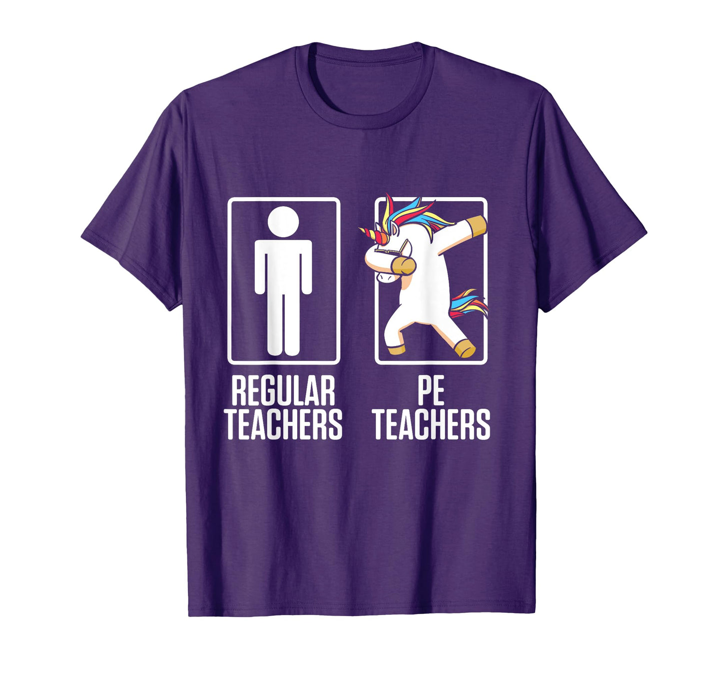 PE Physical Education Teacher Unicorn Gifts Men Women T-Shirt