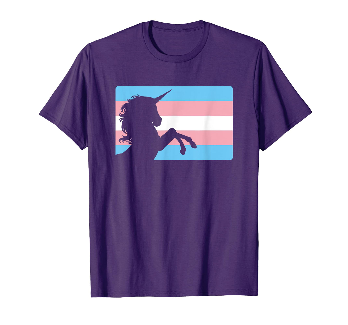 Transgender Unicorn Gift Trans Pride Flag Men Women Kids T-Shirt