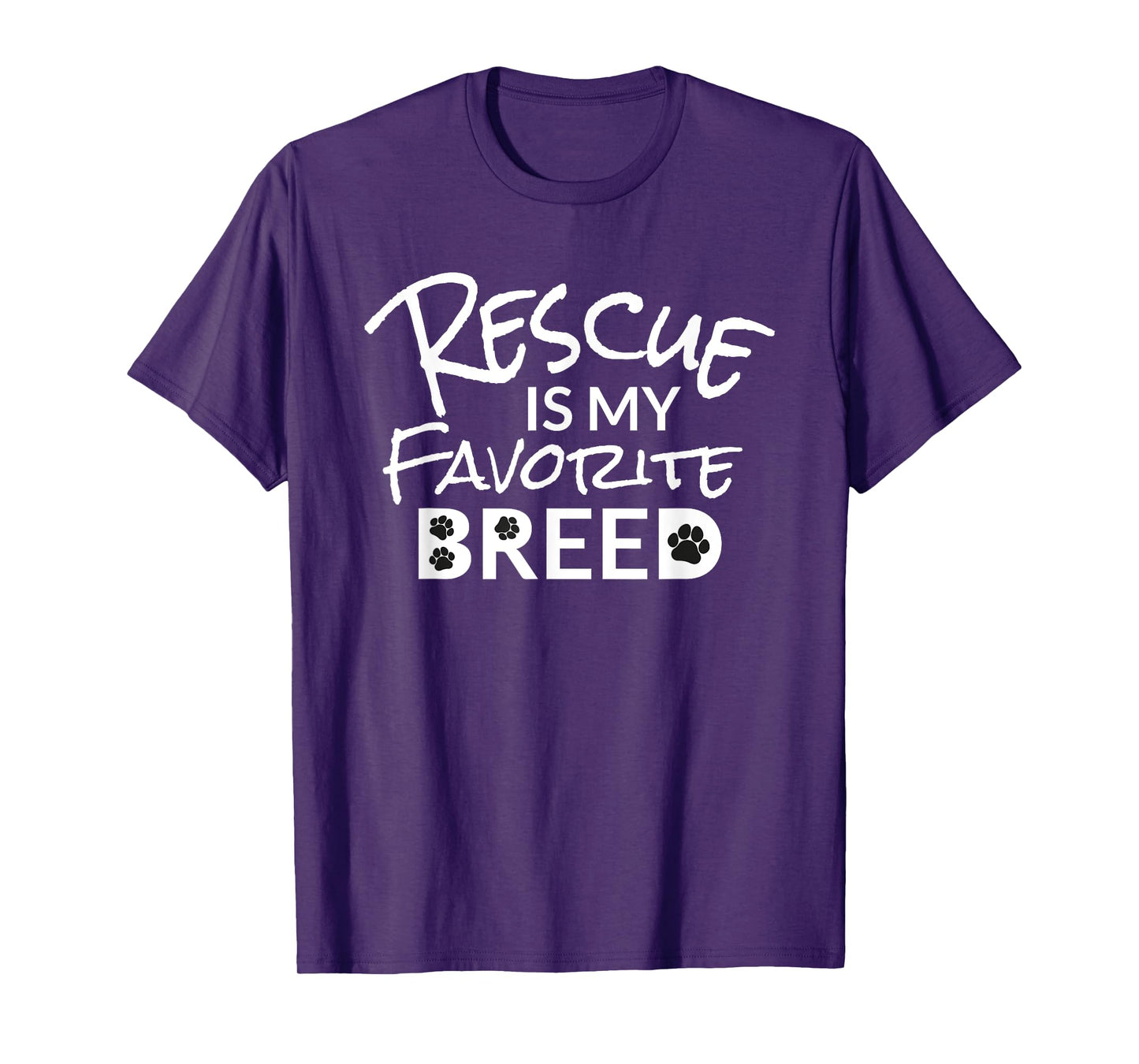 Rescue Is My Favorite Breed Mutt Lovers T-Shirt