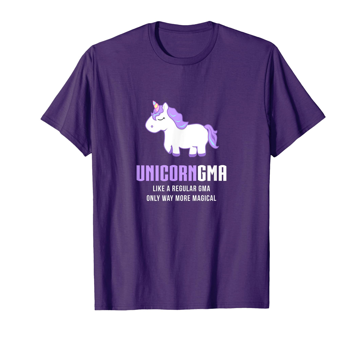 Unicorn Gma Funny Cute Magical Grandma Gift T-Shirt