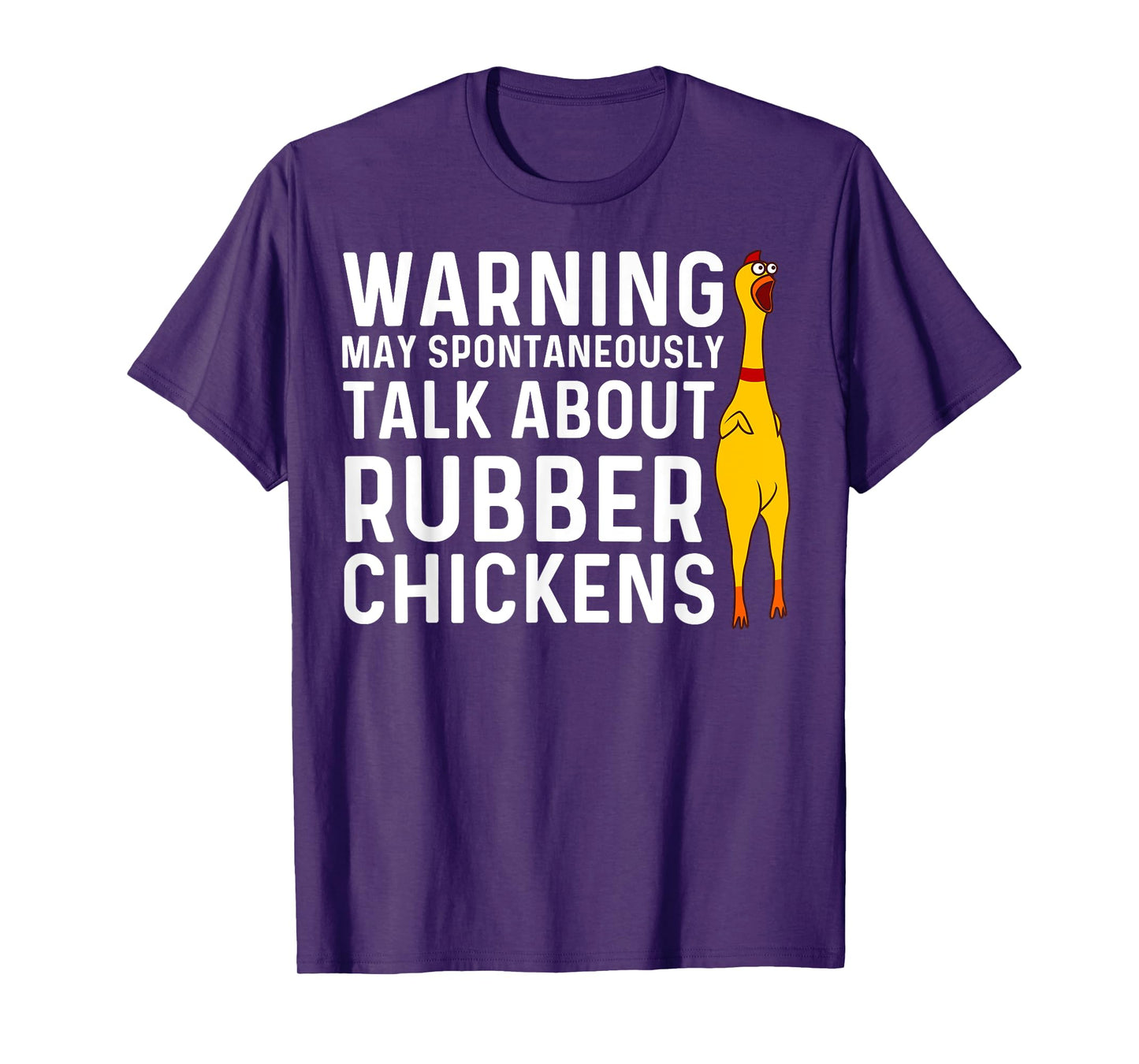 Funny Rubber Chicken Gift Men Women Rubber Chicken Costume T-Shirt
