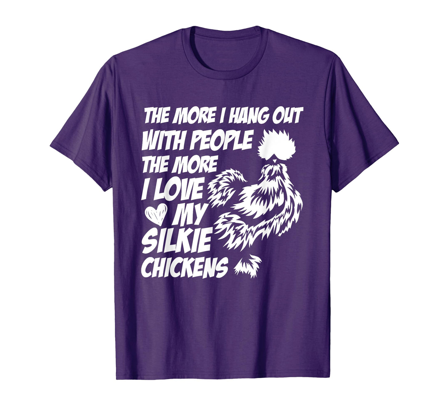 Silky Chicken Fluffy Chinese Silk Chicken Silkie Chicken T-Shirt