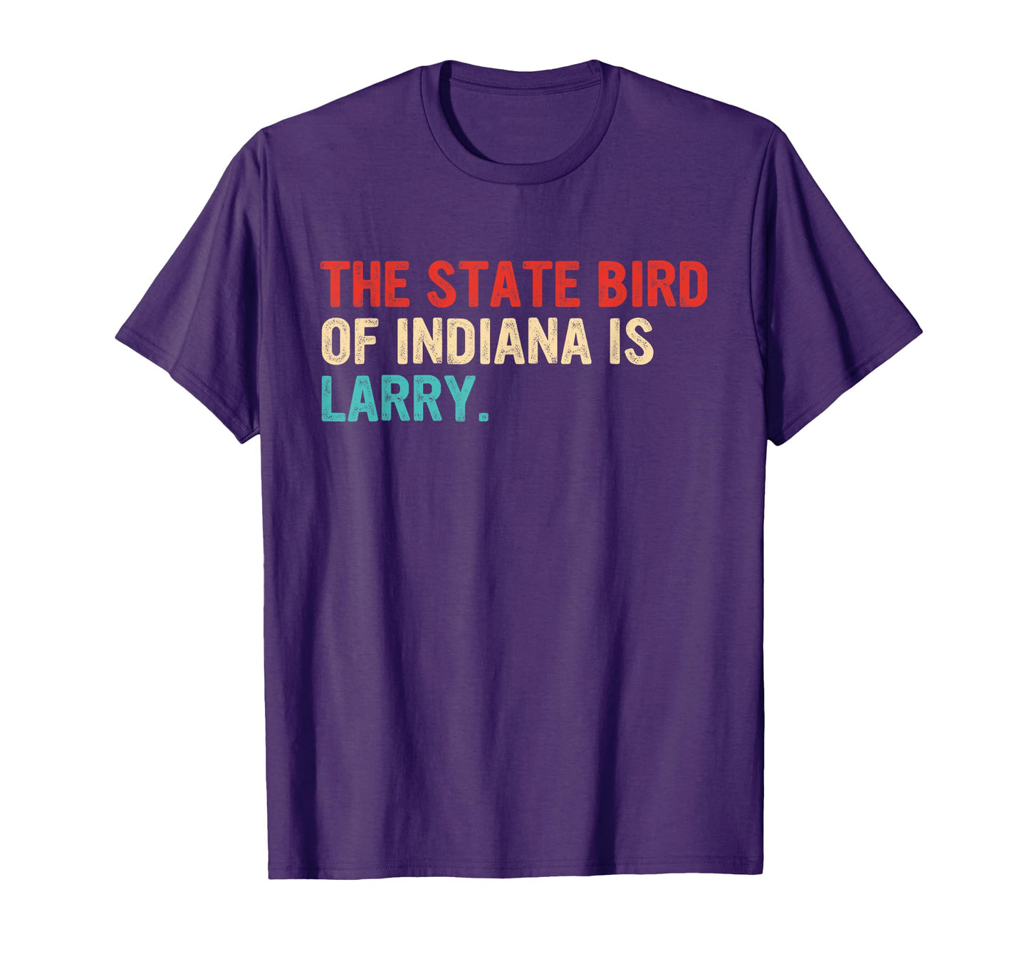 The State Bird Of Indiana Is Larry Vintage Apparel T-Shirt