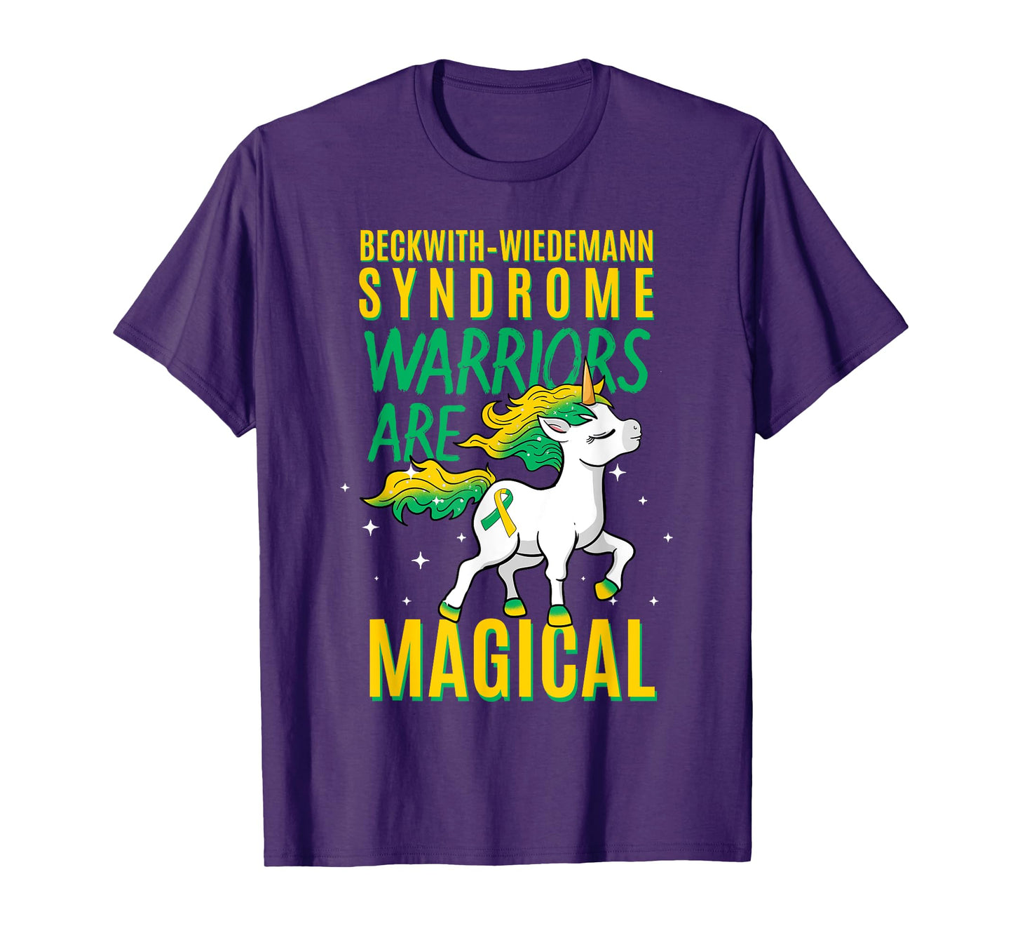 Beckwith–Wiedemann Syndrome Awareness Unicorn BWS Warrior T-Shirt