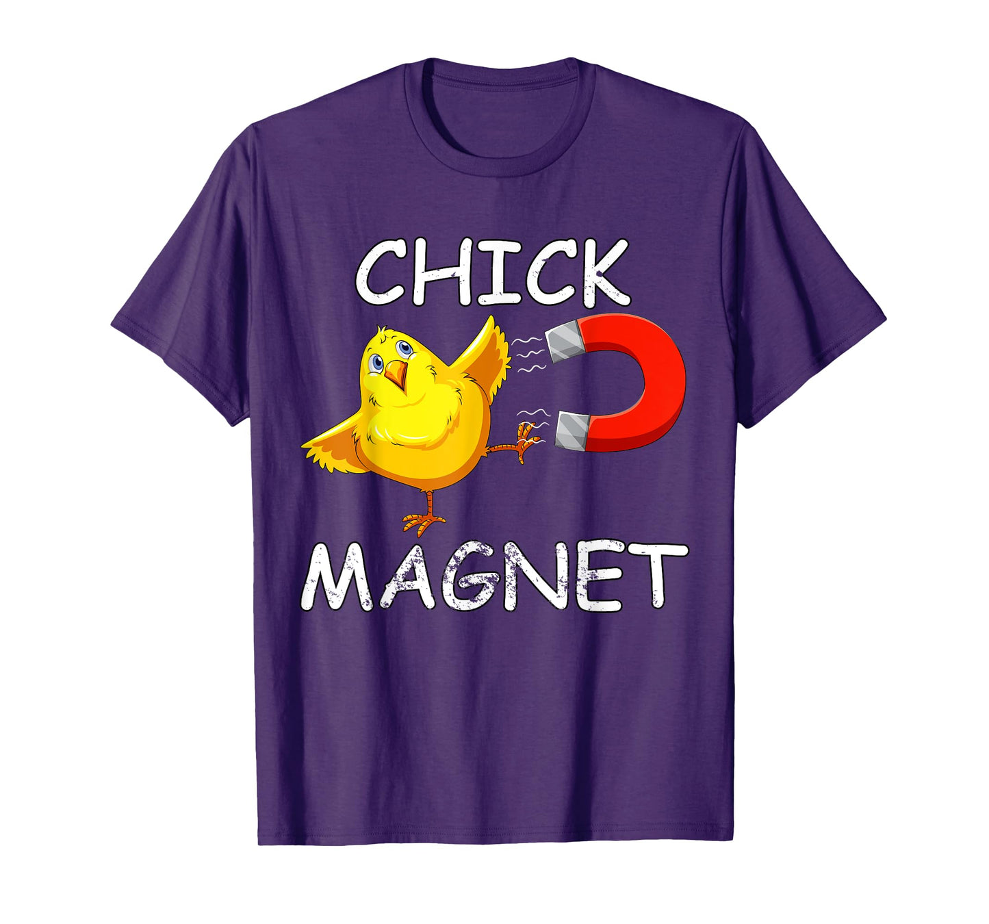 Chick Magnet Funny Easter Cute Baby Chicken Lover Kids Boys T-Shirt