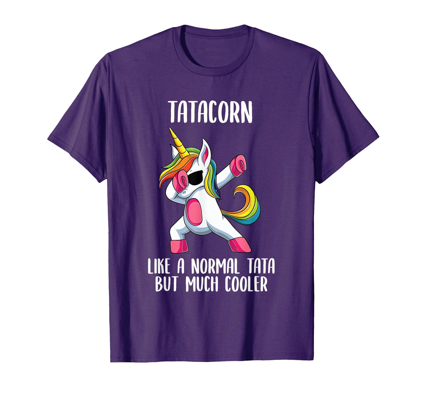 Unicorn Indian Tata Girl Birthday Party Apparel TataCorn T-Shirt