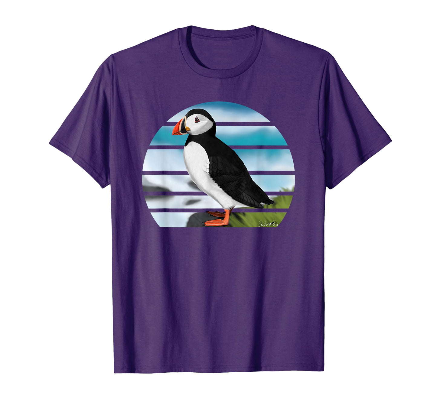 Puffin Bird Birder Ornithologist Biologist Birdwatcher T-Shirt