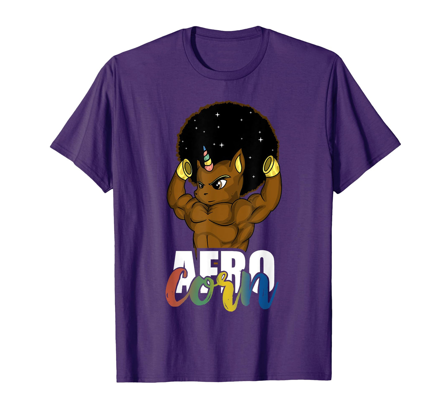 Afro Corn Afrocorn Unicorn Black History Men Boys Gift T-Shirt
