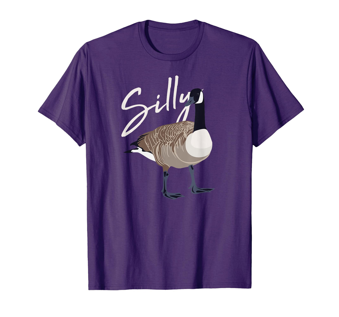 Canadian Goose Silly Goose Funny Cute Bird Hunter T-Shirt