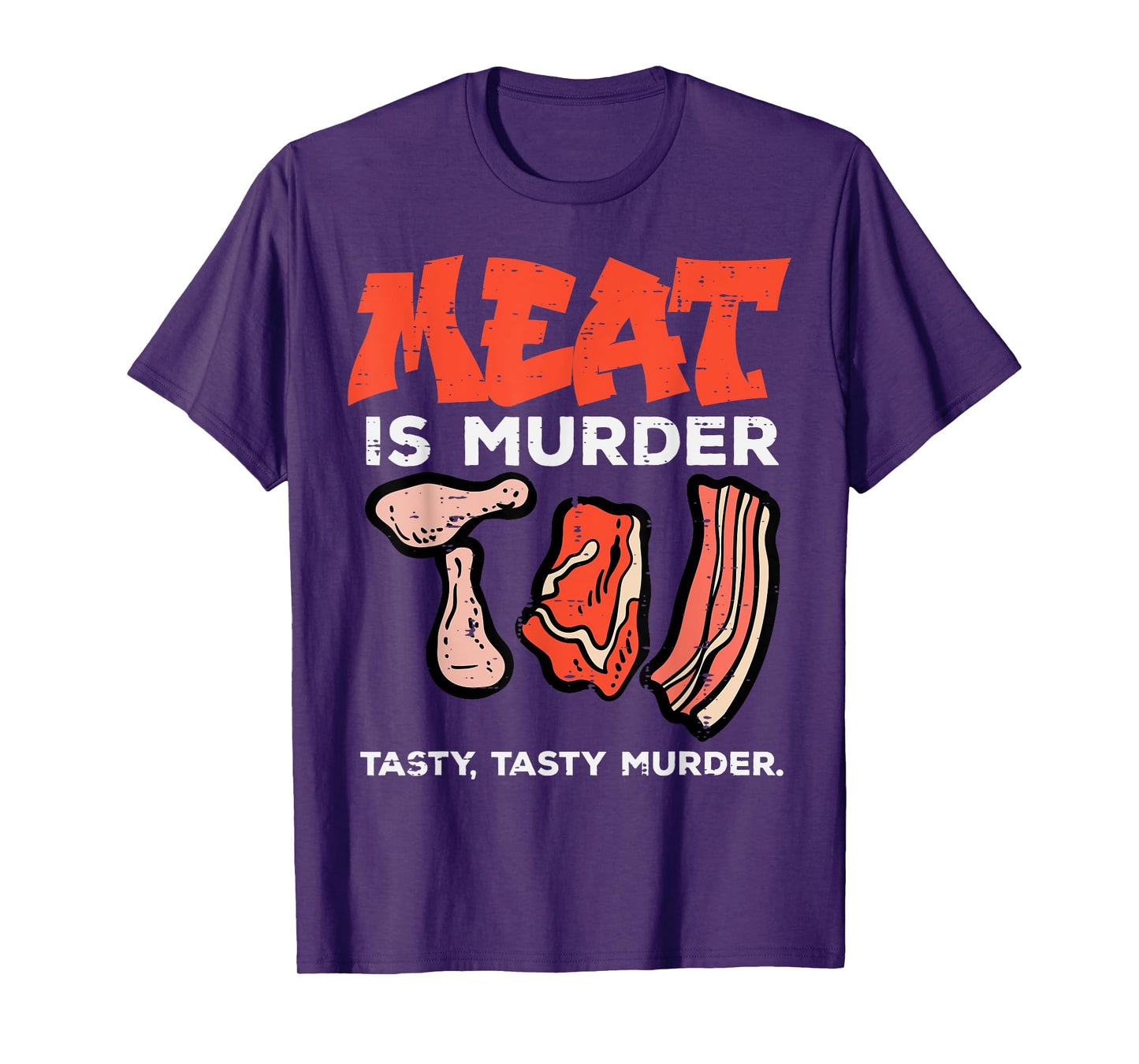Meat Is Tasty Bbq Funny Barbecue Grilling Men Women T-Shirt