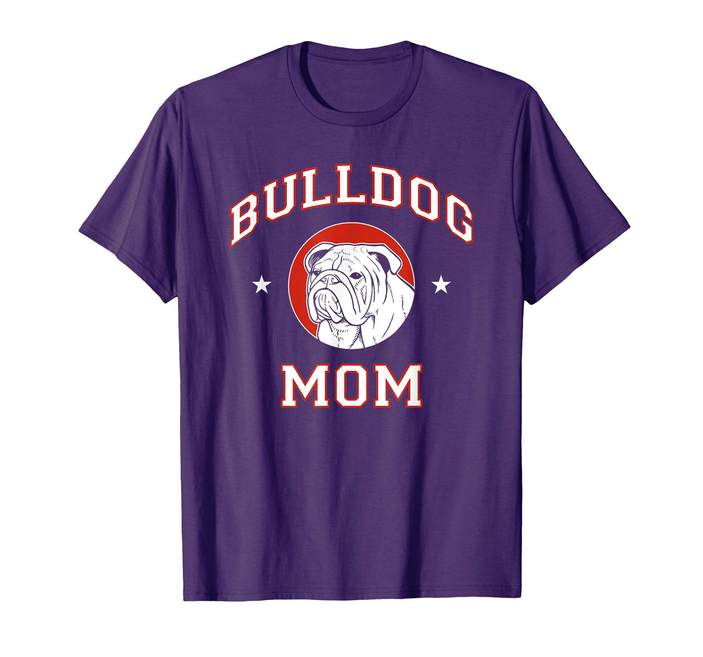 Bulldog Mom Dog Mother T-Shirt for Men Women Girls Kids