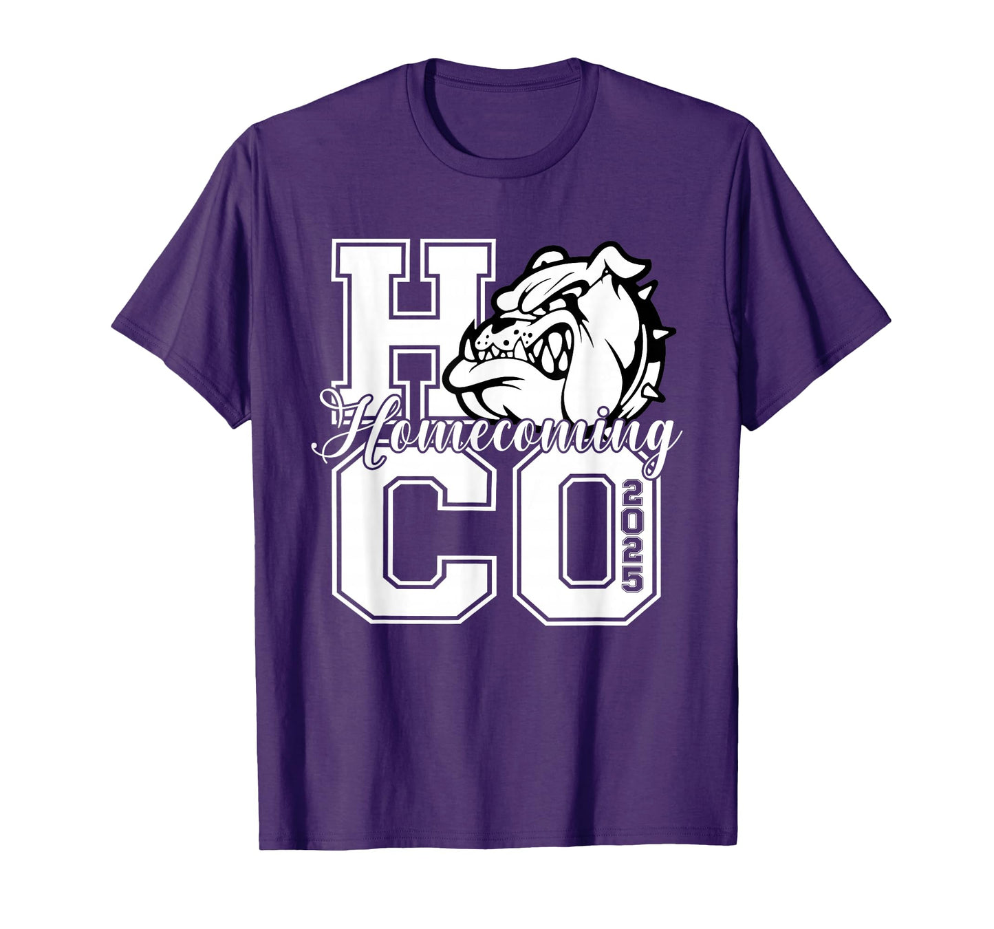 HOCO 2025 Homecoming Bulldog School Spirit Alumni Game Day T-Shirt