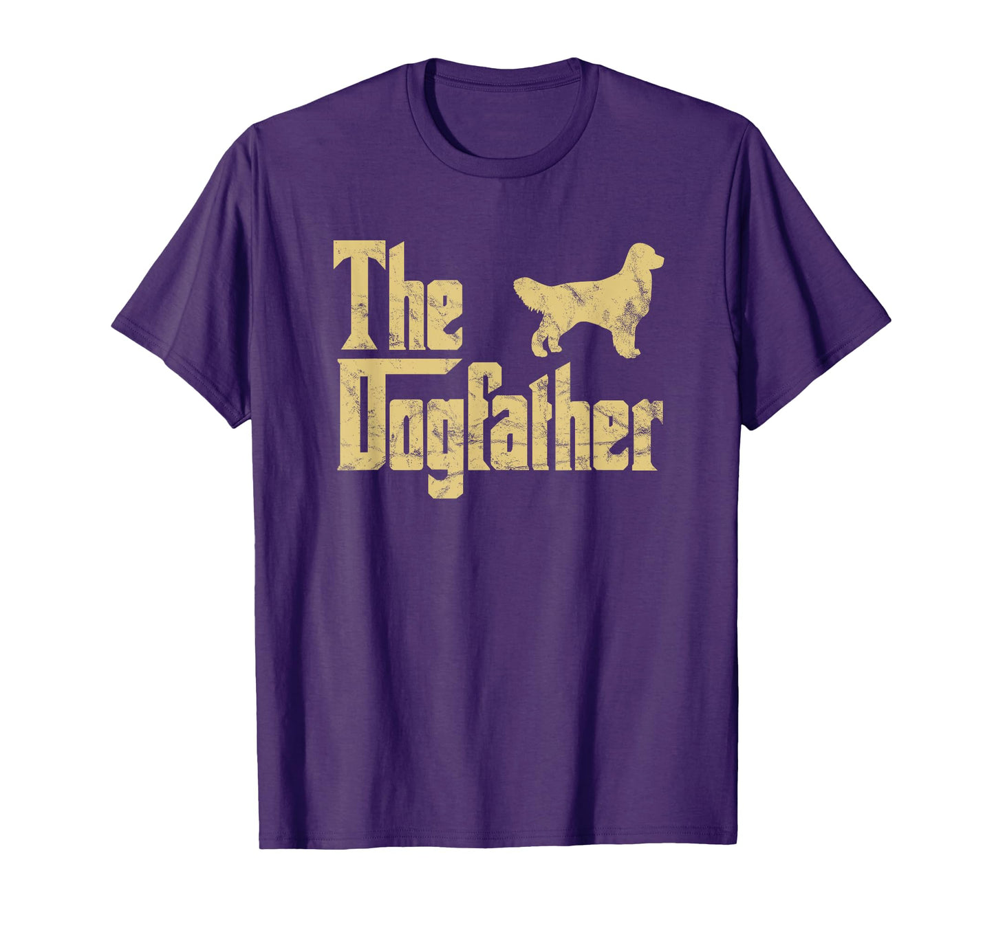 The Dogfather Golden Retriever Funny Dog Owner T-Shirt for Men Women Kids