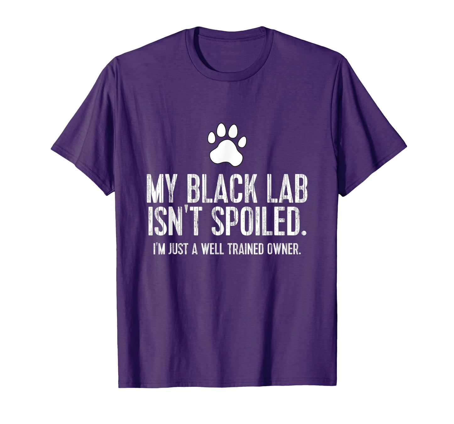 Funny Black Labrador Gift My Lab Isnt Spoiled T-Shirt