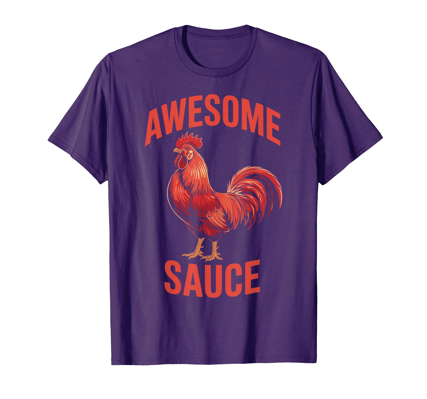 Awesome Sauce Rooster Shirt Funny Chicken Humor Vintage T-Shirt