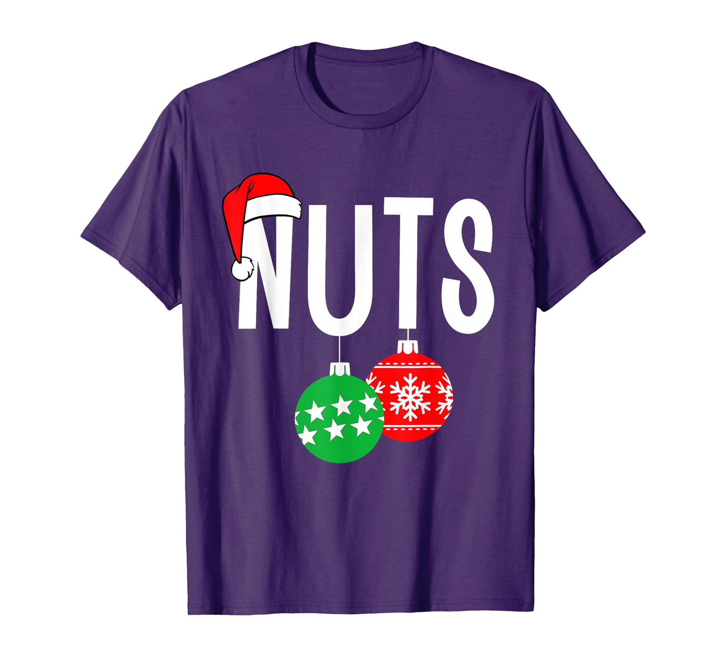 Chest Nuts Matching Chestnuts Funny Christmas Couples Nuts T-Shirt