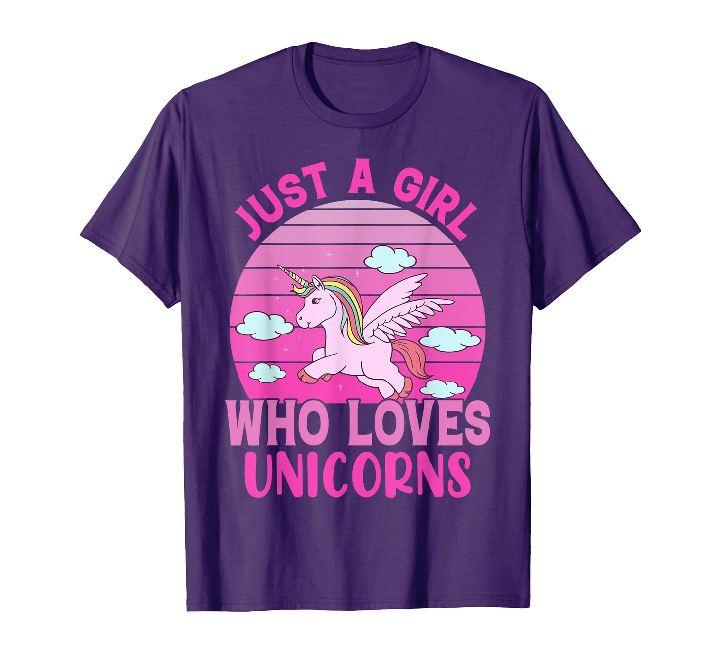 Just A Girl Who Loves Unicorns T-Shirt