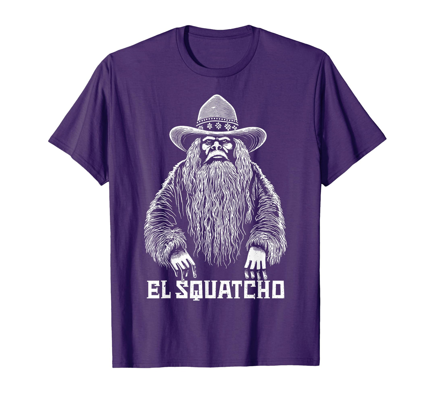 El Squatcho Cowboy Hat – Western Bigfoot Funny Sasquatch T-Shirt
