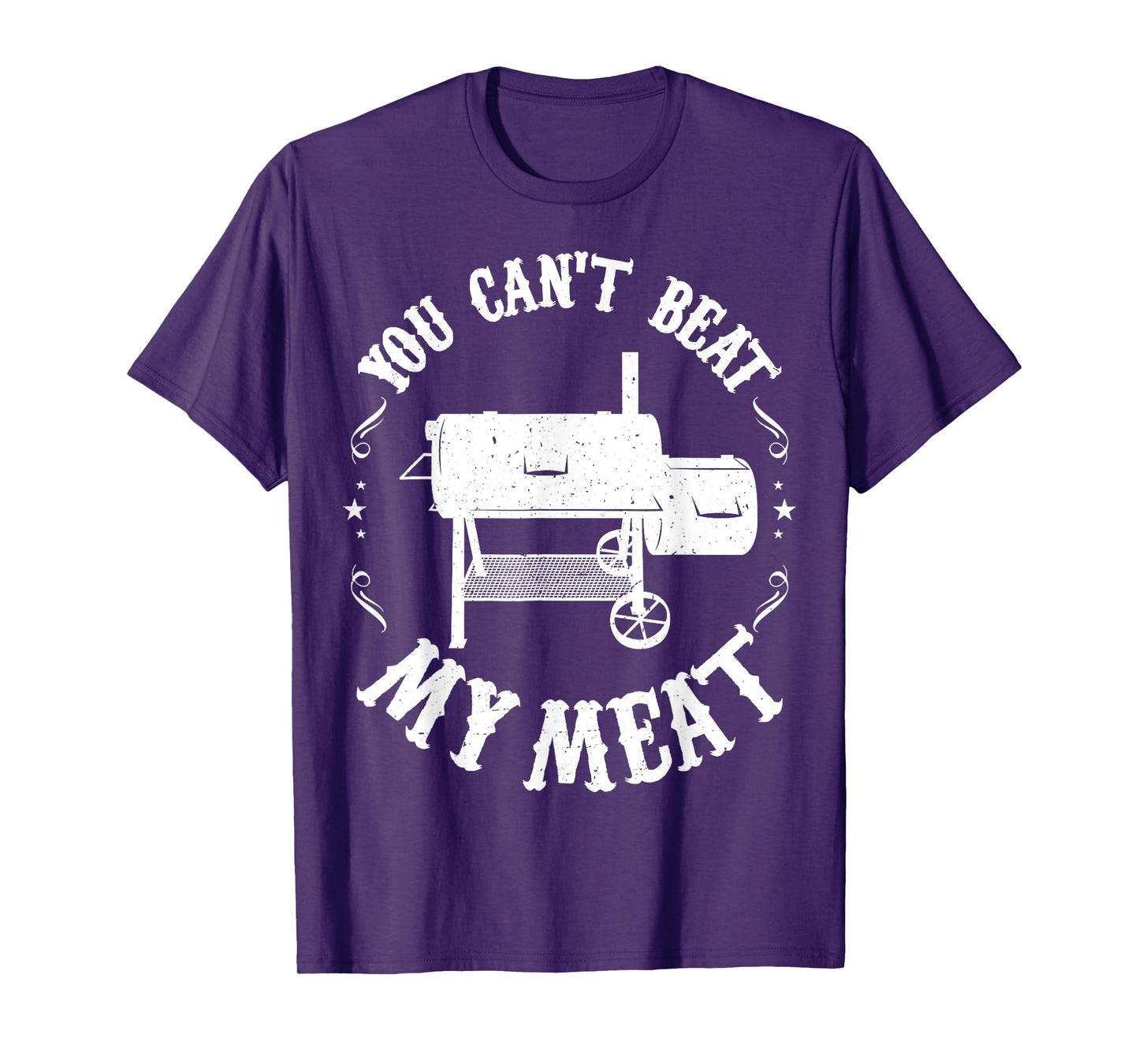 Funny BBQ Pit Reverse Flow Smoker Accessory Dad Grill T-Shirt