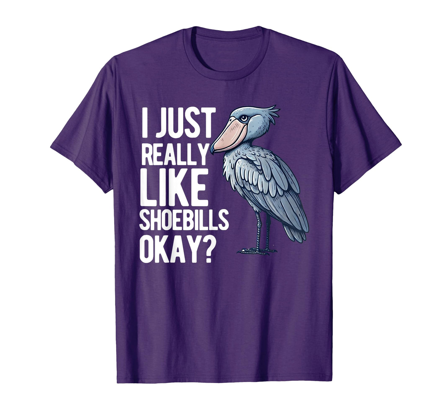 Shoebill Stork Bird Shoe-billed Stork Women Men Whaleheads T-Shirt