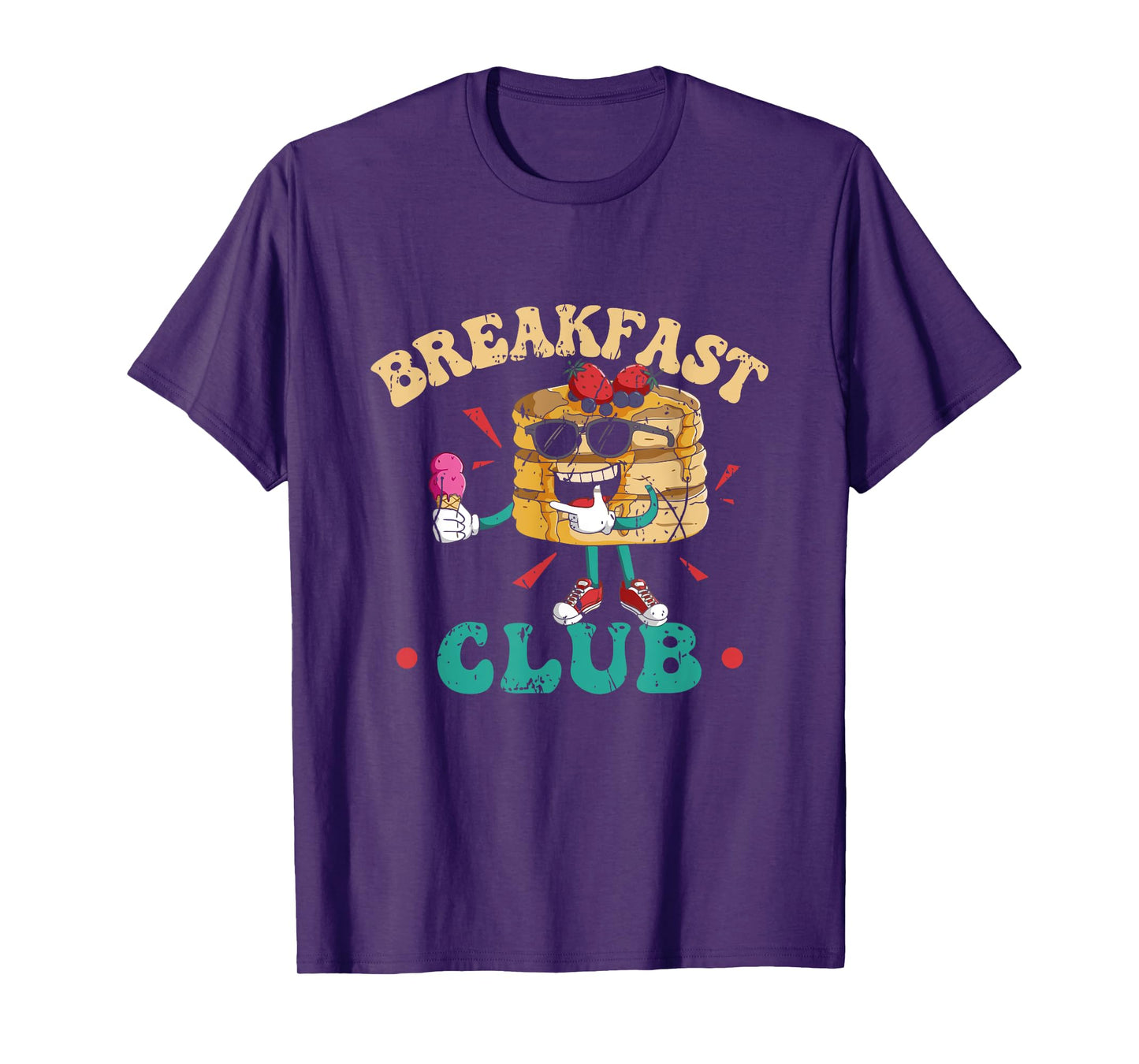 Breakfast Club Retro Vintage Pancake Aesthetic Brunch T-Shirt