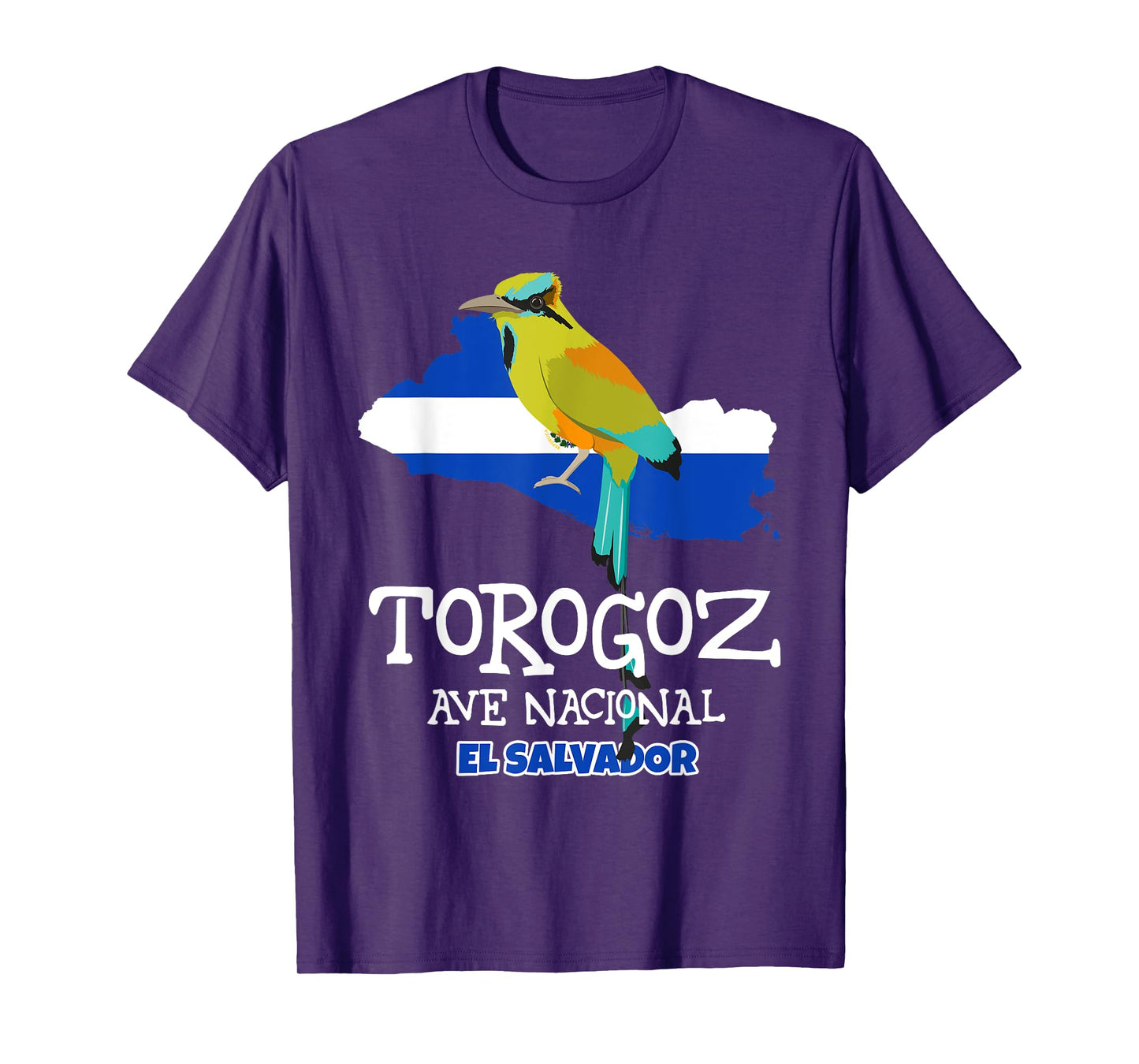 Torogoz Ave Nacional El Salvadorian Gifts National Bird T-Shirt