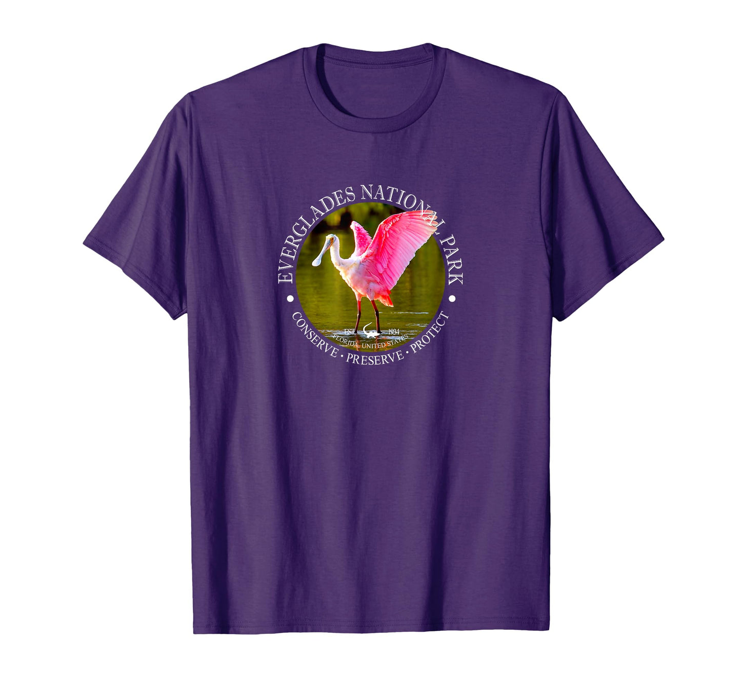 Everglades National Park Tee for Spoonbill Lovers T-Shirt