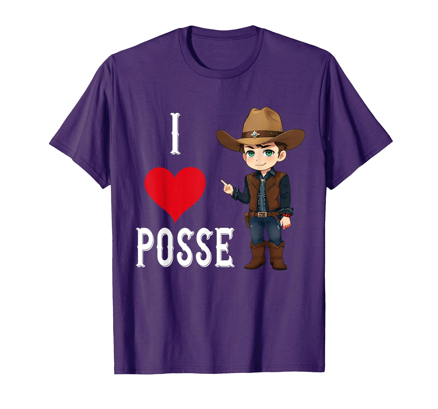 I Love Posse Funny Cowboy Dean SPN 18+ T-Shirt