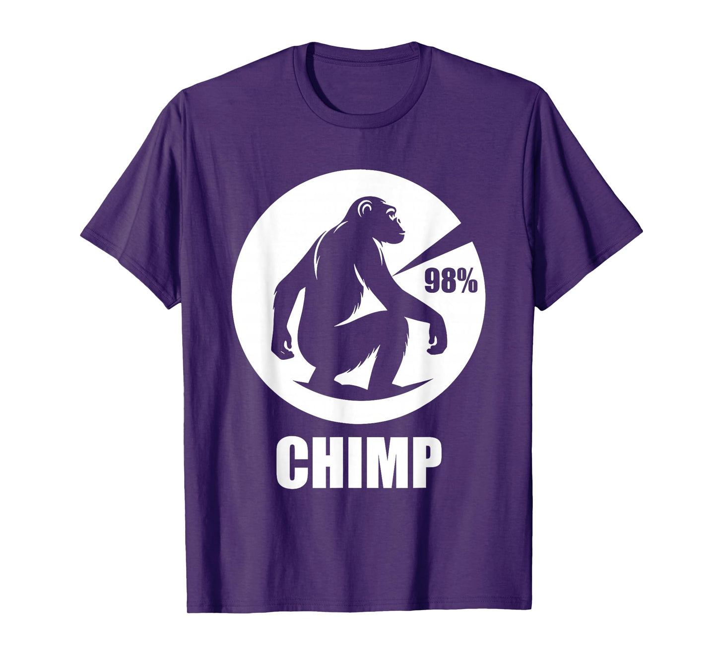 Chimp 98% Funny Chimpanzee Monkey T-Shirt