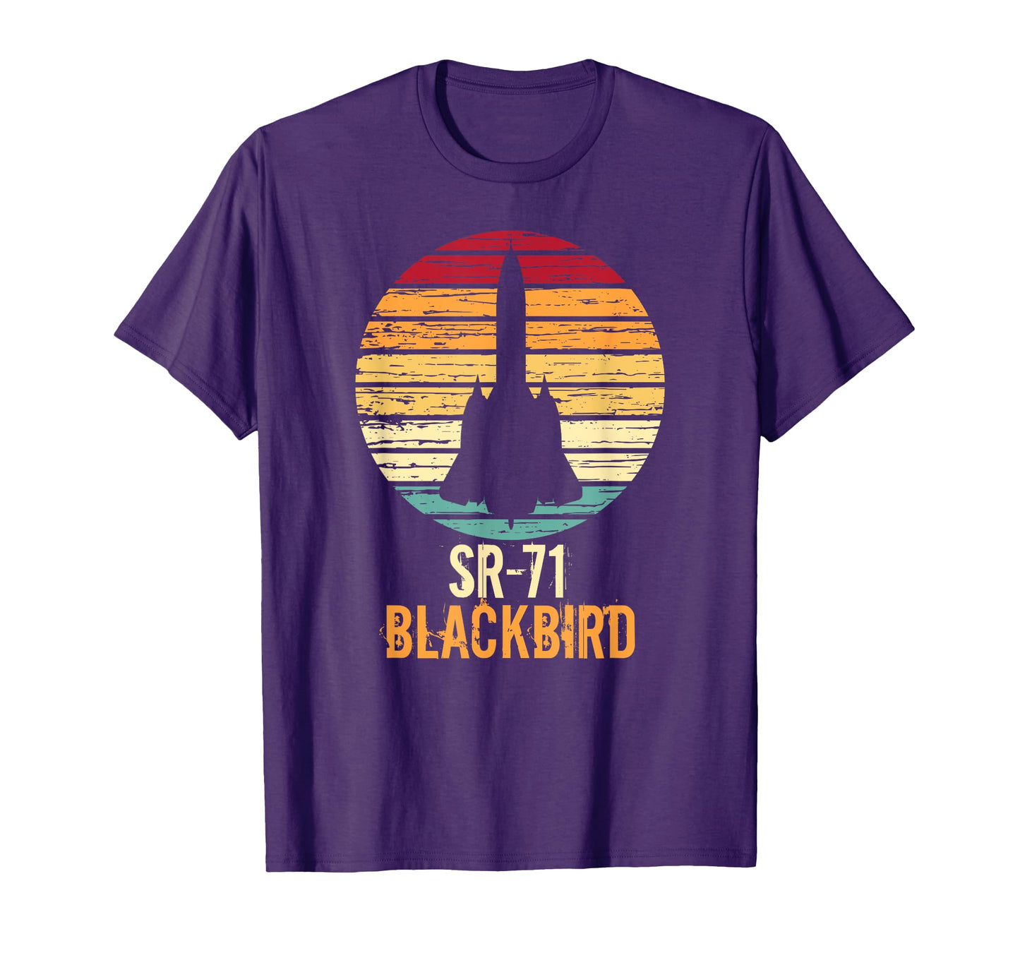 Vintage SR-71 Blackbird Military Aviation Aircraft T-Shirt