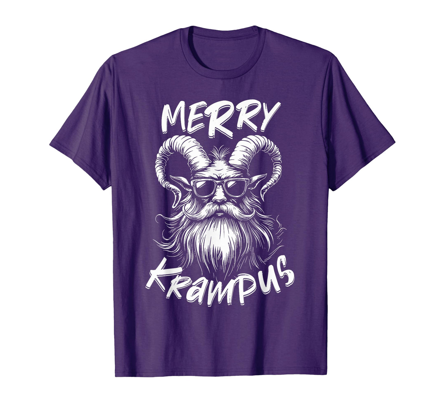 Merry Krampus Mythical Kids Mens Christmas Horror T-Shirt