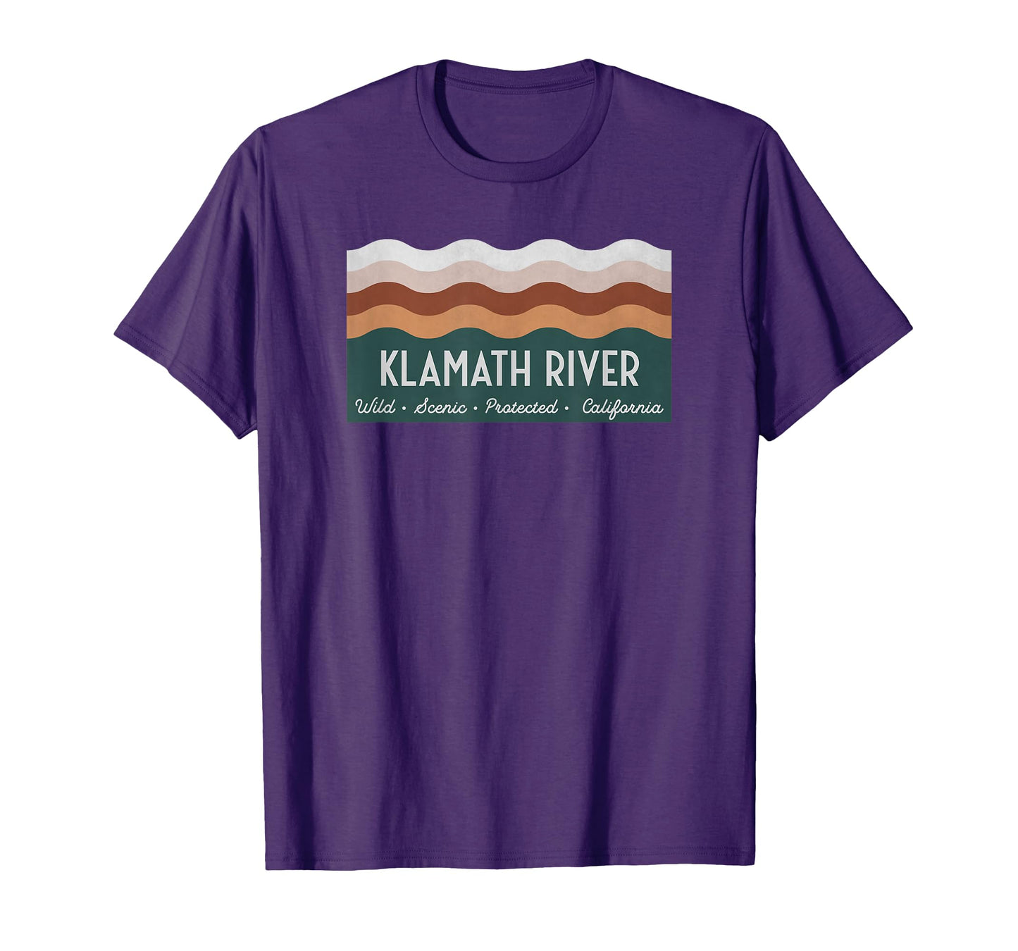Wild Scenic Protected California - Klamath River T-Shirt