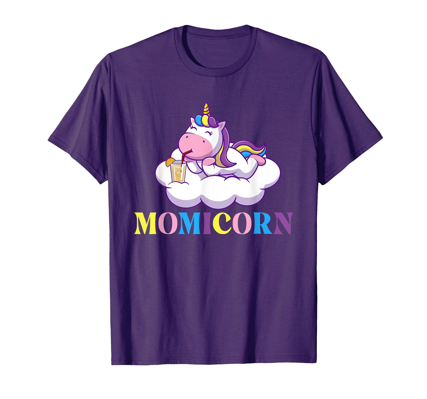 Momicorn - Rainbow Unicorn Mystical Creature Magical T-Shirt
