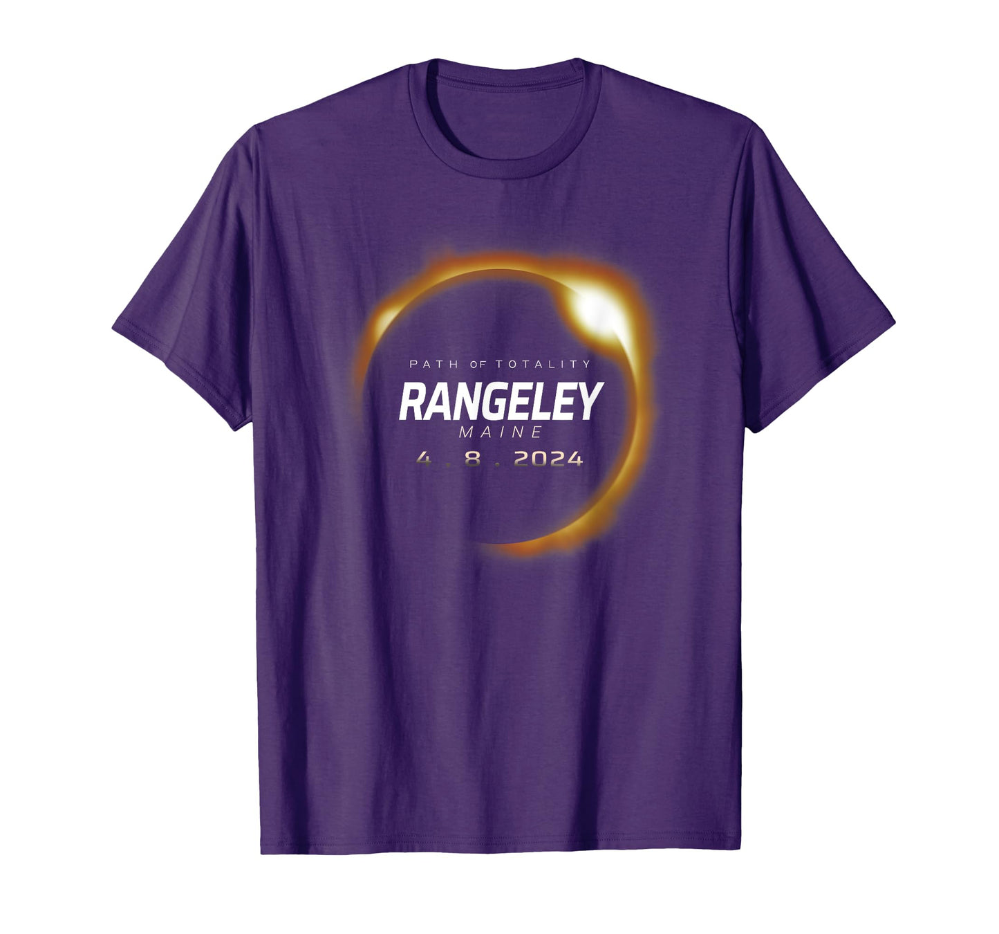 Total Solar Eclipse 2024 Rangeley Maine April 8 2024 T-Shirt