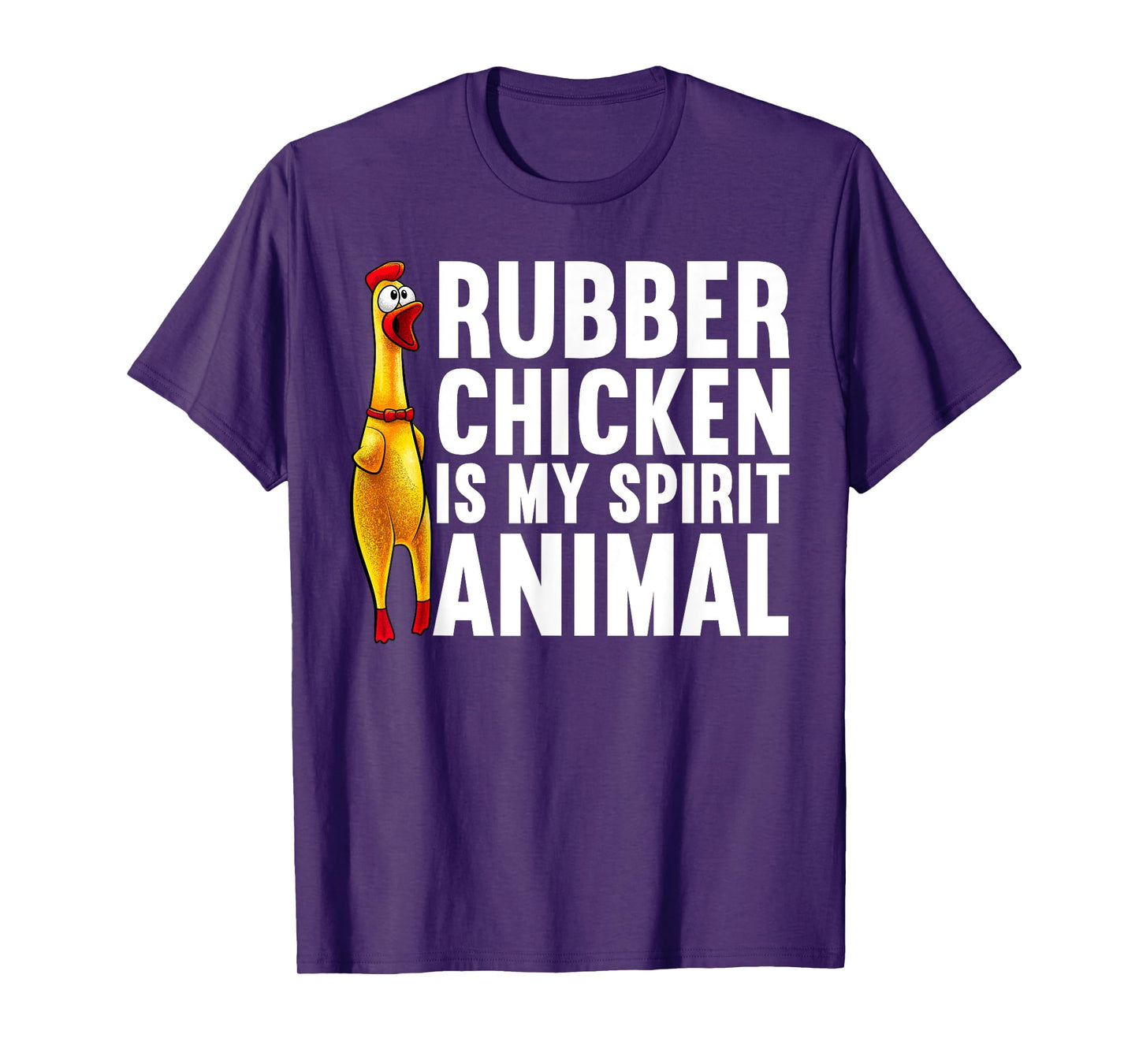 Funny Rubber Chicken For Men Women Kids Rubber Chicken Lover T-Shirt